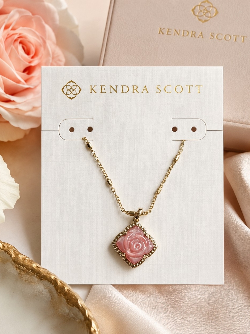 Kendra Scott Mallory Rose Pendant Necklace